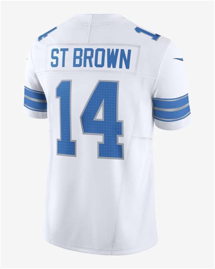 Affordable Amon-Ra St. Brown Jersey In Grey | Official NFL Gear