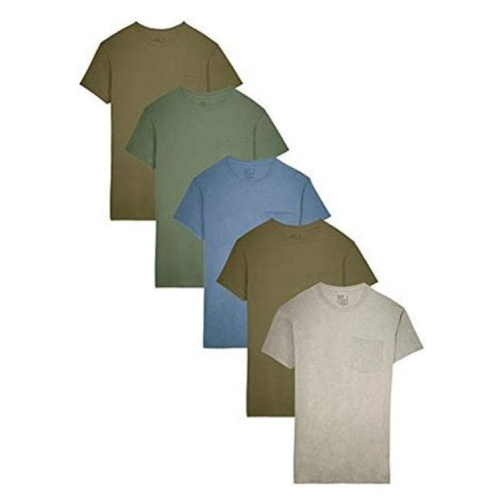 Affordable Essentials: Fruit Of The Loom Pocket T-Shirts, 4-Pack