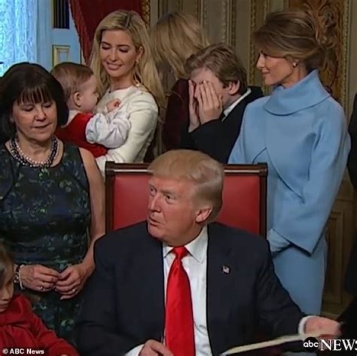 Barron Trump's Adorable Efforts To Entertain Ivanka's Baby
