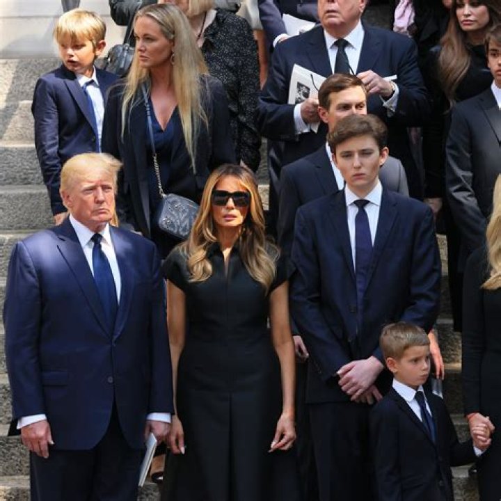Barron Trump's Moving Tribute To Mother Ivana At Her Funeral
