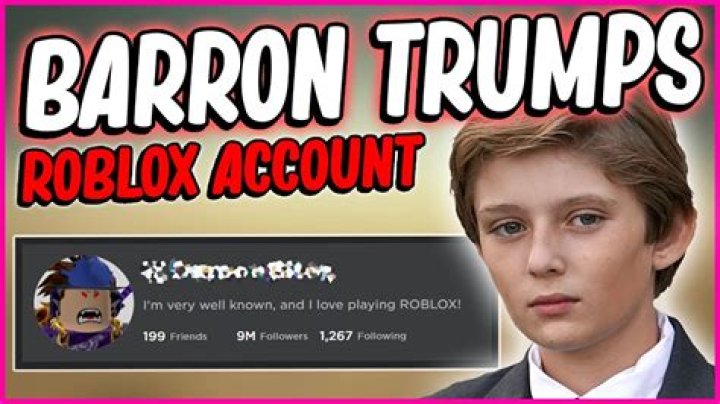 Barron Trump's Roblox Account: A Peek Into His Virtual World