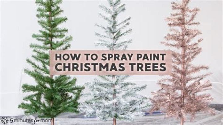 Best How To Spray Paint A Christmas Tree [2023 Guide]