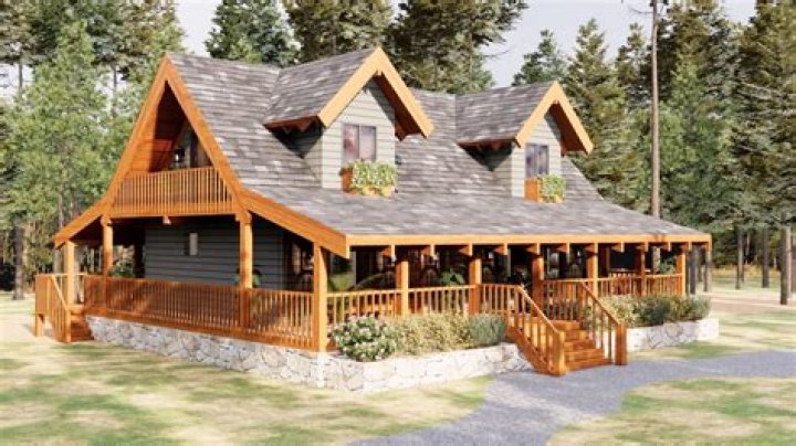 Cozy Small Cabin With Serene Wrap-Around Porch