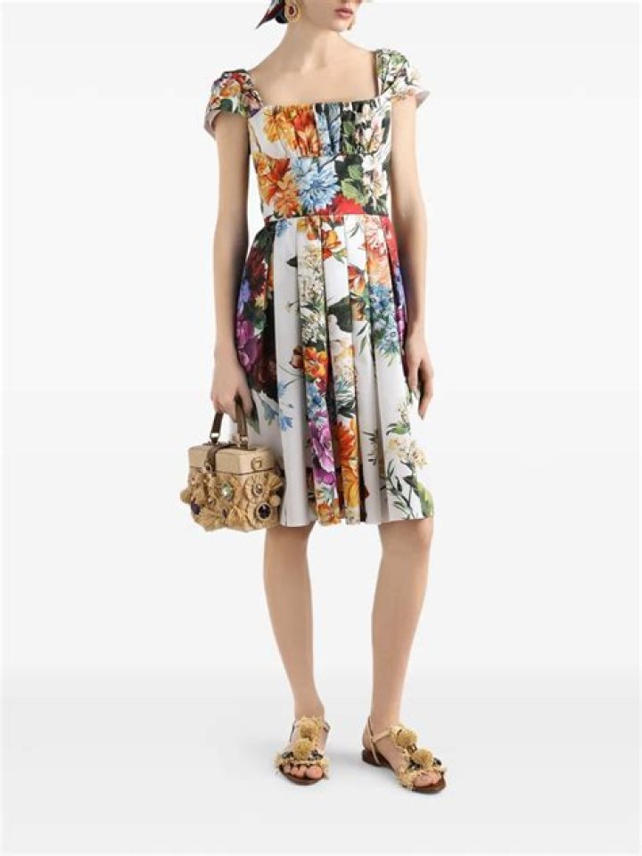 Dolce & Gabbana: Floral Ruch Dress To Elevate Your Style