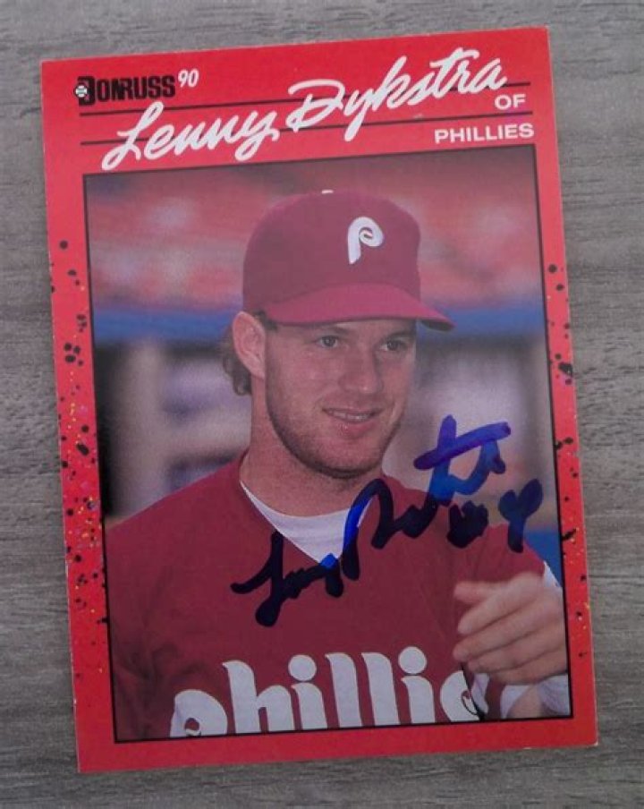 Get Your Autographed Lenny Dykstra Memorabilia Today!