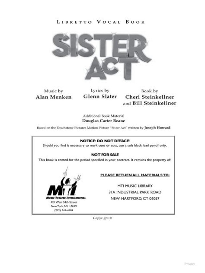 Get Your Hands On The Essential Sister Act Jr. Script For An Inspiring Performance