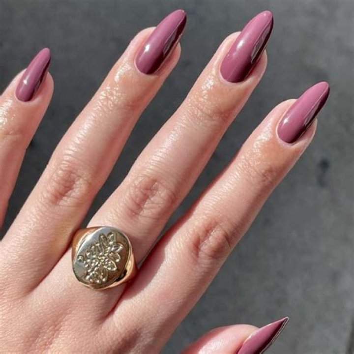 Gorgeous Fall Nail Colors For A Touch Of Autumn Purple
