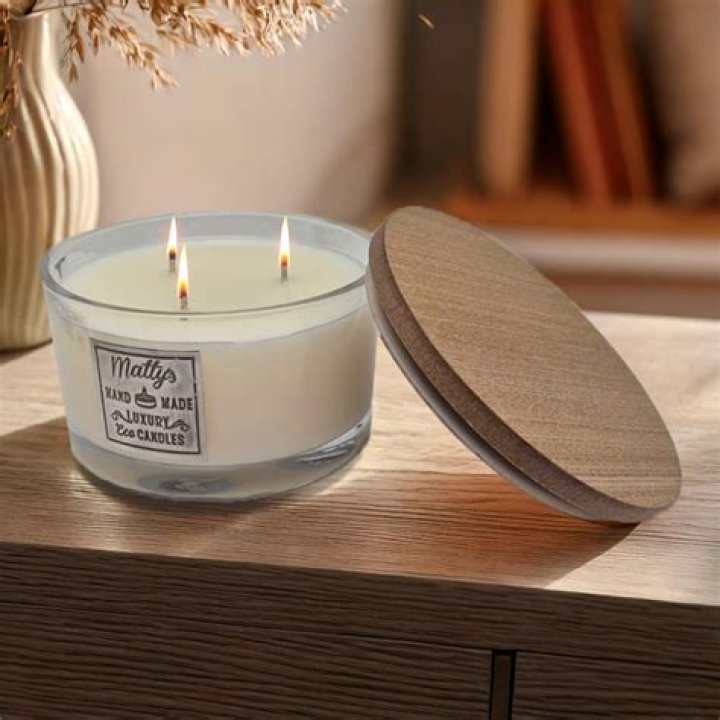 Illuminate Your Space With Enchanting Large 3 Wick Pillar Candles
