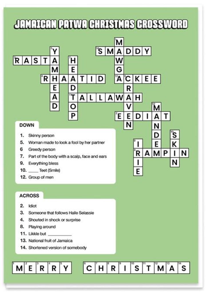 Jamaican Export Crossword: Test Your Knowledge