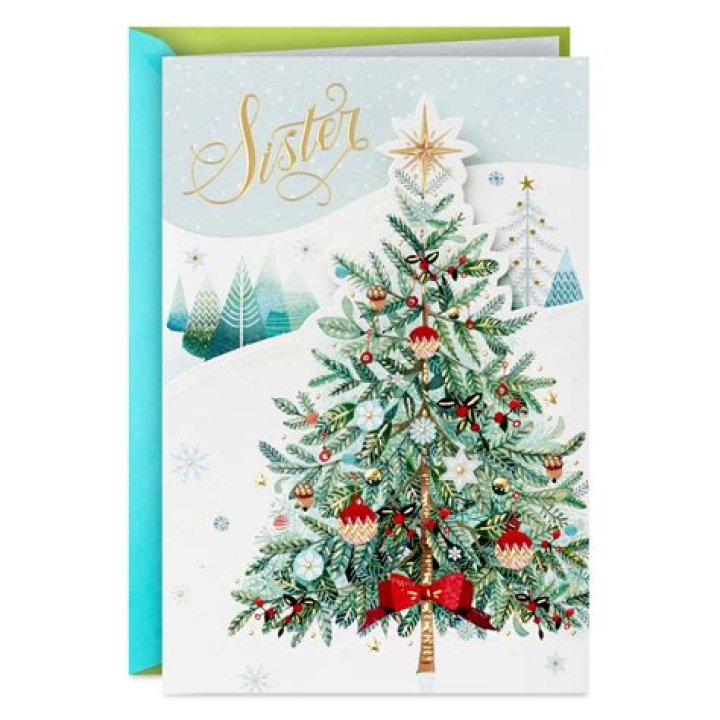 Send Heartfelt Christmas Wishes With Our Exquisite Sister Xmas Cards