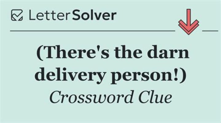 Solve The Ultimate Delivery Person Crossword Puzzle