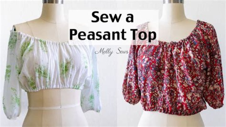 Stylish Chambray Peasant Top: A Versatile Addition To Your Wardrobe