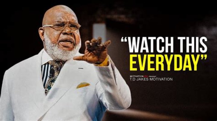 TD Jakes: Dynamic Preacher And Inspirational Leader