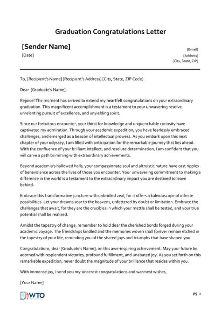 The Ultimate Guide To Writing A Graduation Letter For Your Daughter: Expressing Pride And Joy