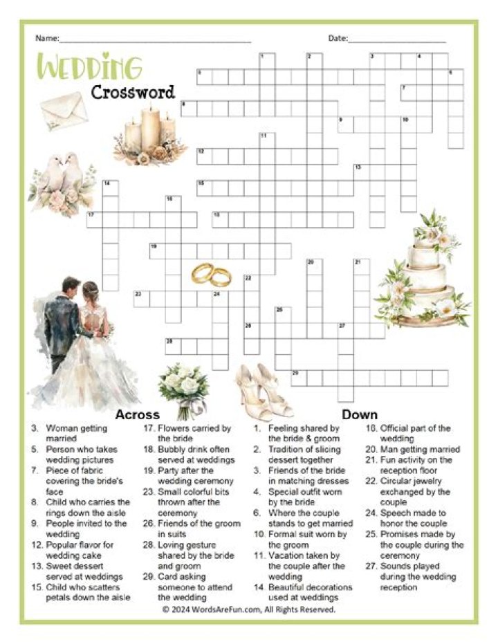 Ultimate "Relative By Marriage" Crossword Puzzle Clue Guide