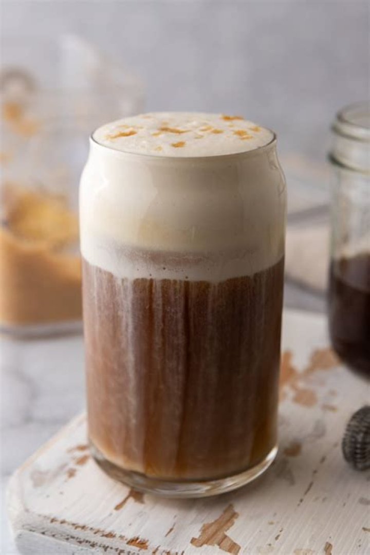 Unforgettable Iced Coffee Treat: Savor The Delightful Brown Sugar Cold Foam