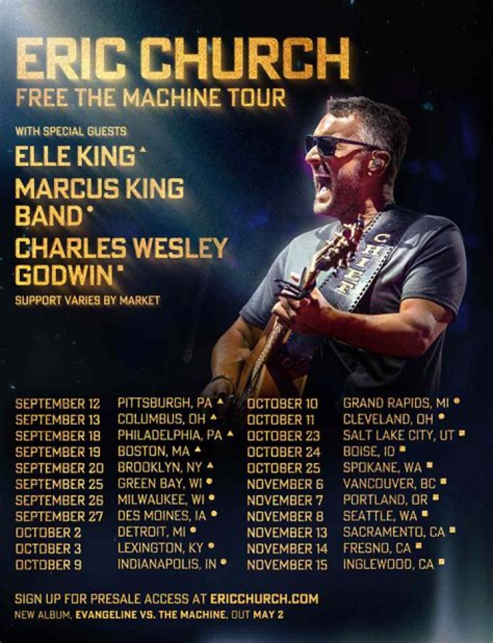 Unforgettable Night With Eric Church In Alpharetta | Tickets & VIP Packages