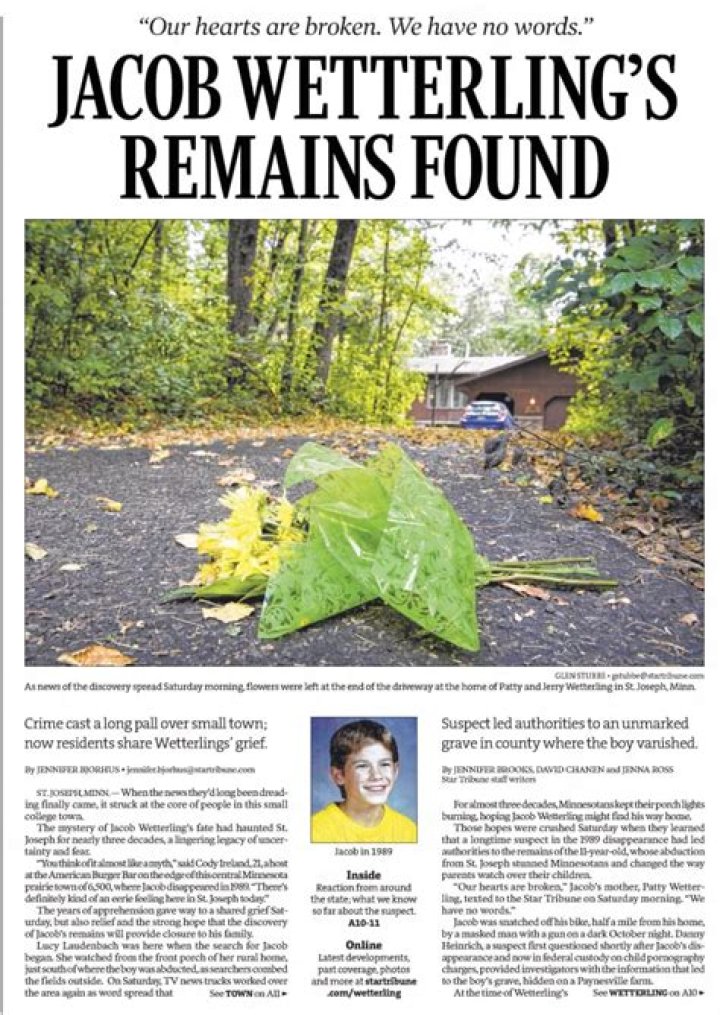 Where's Jacob: The Tragic Story Of Jacob Wetterling's Grave